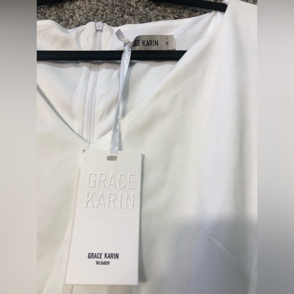 NWT GRACE KARIN Ruched Bodycon Dress, Sz XL - Picture 4 of 6